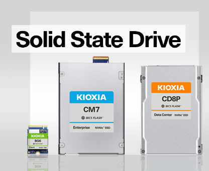 Unidade de estado sólido (SSD) KIOXIA para Empresas