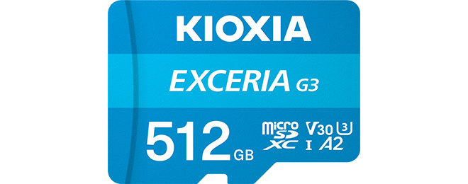 EXCERIA G2 1TB microSD Card