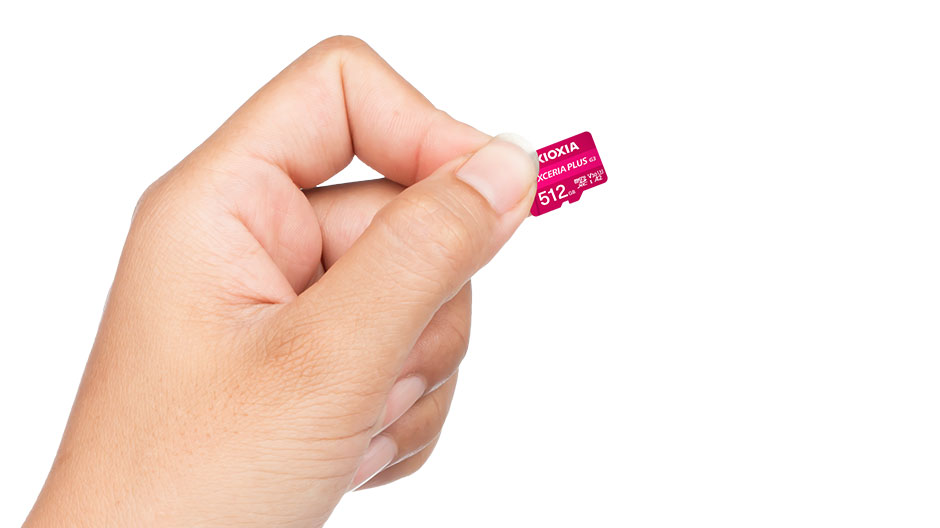 Zdjęcie karty microSD EXCERIA PLUS G2 – 01
