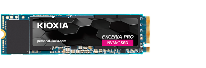 „EXCERIA PRO“-NVMe™-SSD – Produktbild